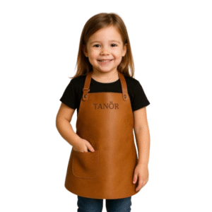 Tablier en cuir pour enfants MAISON TANÖR – Édition Mini Maker